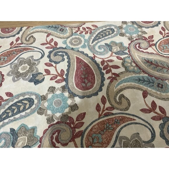 Richloom Solarium Fabric Paisley Floral Screen Print Home Decor Weight 5 Yards - Picture 15 of 16